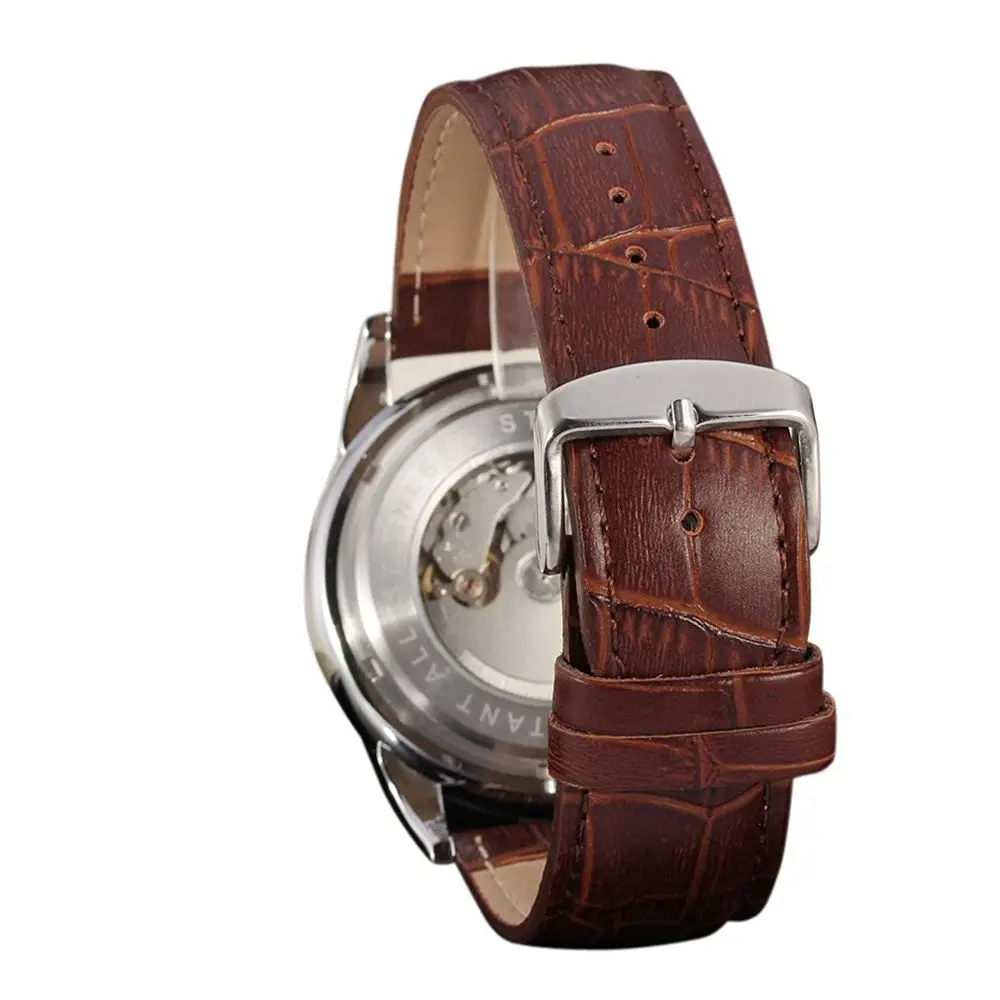 2017 forsining роскошных людей день/неделю moonphase кристалл из нержавеющей стали