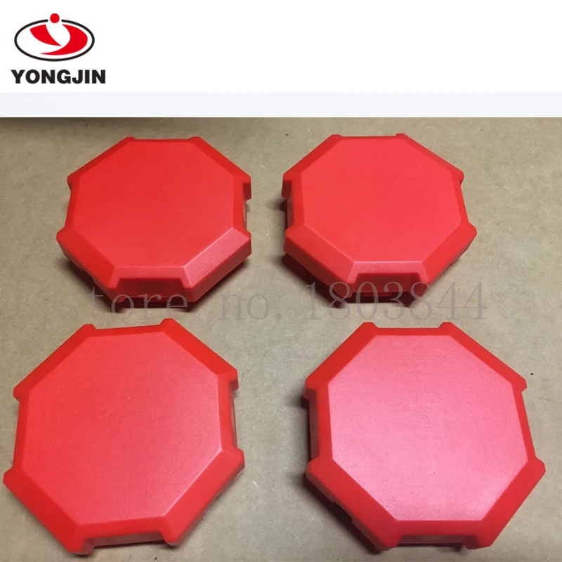 RED WHEEL CENTER CAPS SET OF 4 replace 1522216 655 Fit for POLARIS RZR