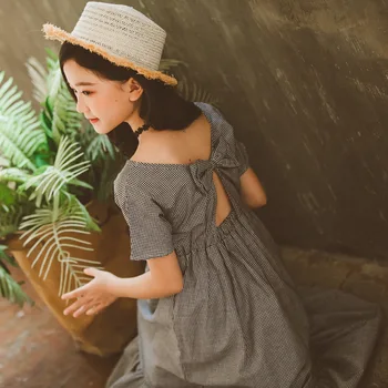 

Brand Baby Summer Dress Kids Dresses for Girls 2019 New Cotton Big Bow Children Maxi Dress Baby Princess Dress Ruffles,#3993