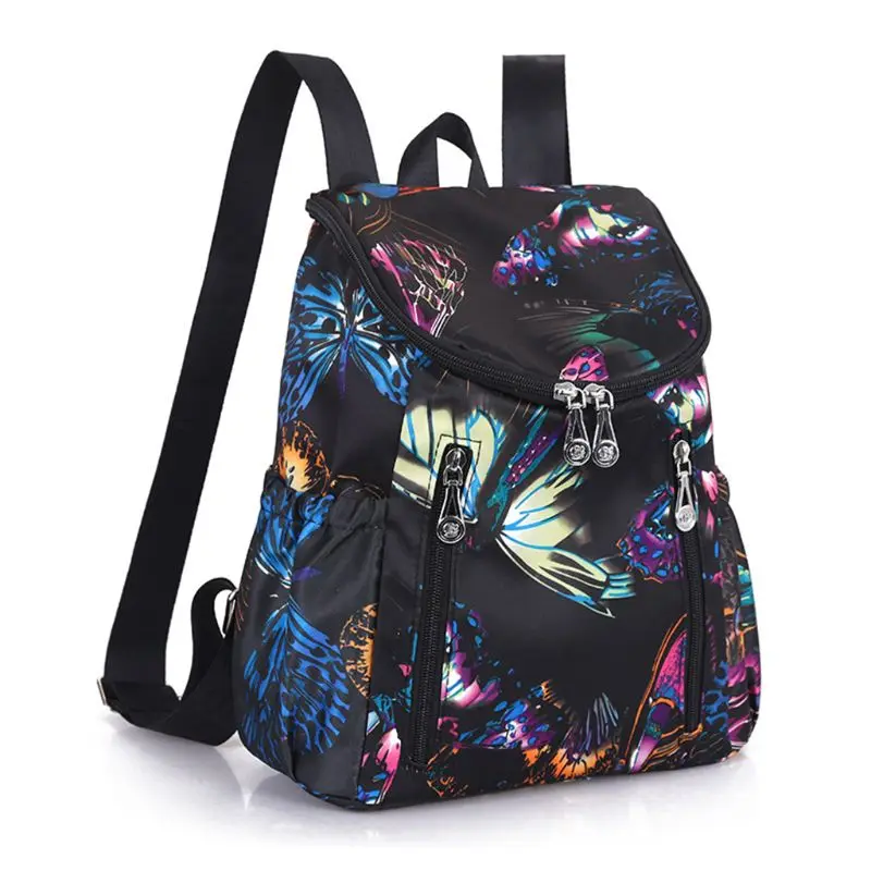 2019 новый стиль женский рюкзак водонепроницаемый нейлоновый Противоугонный рюкзак легкий милый Печатный школьный