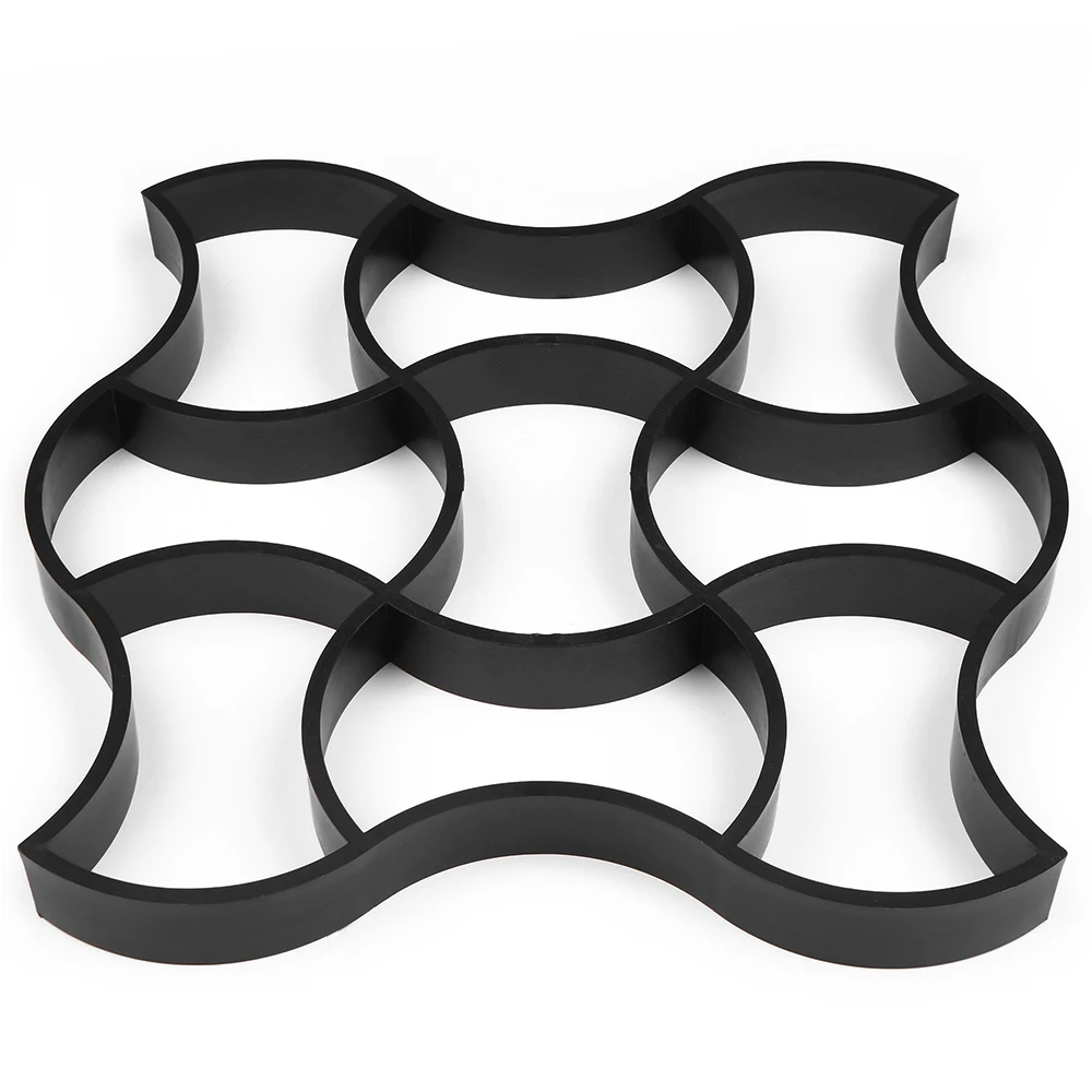 10 видов многоразовые формы для керамической плитки для Садовый укладчик формы Пластик форма для бордюра чайник путь тестоокруглительная машина цементный камень дизайн разделительный состав для пресс-форм из бетона