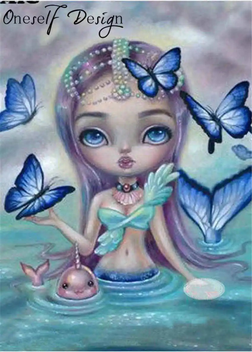 Diy 5D бриллиант картина мультфильм Алмазная мозаика для девочек распродажа милая девушка 5D алмазная Вышивка Полный Набор Diy Алмазная мозаика детский подарок - Цвет: A0040