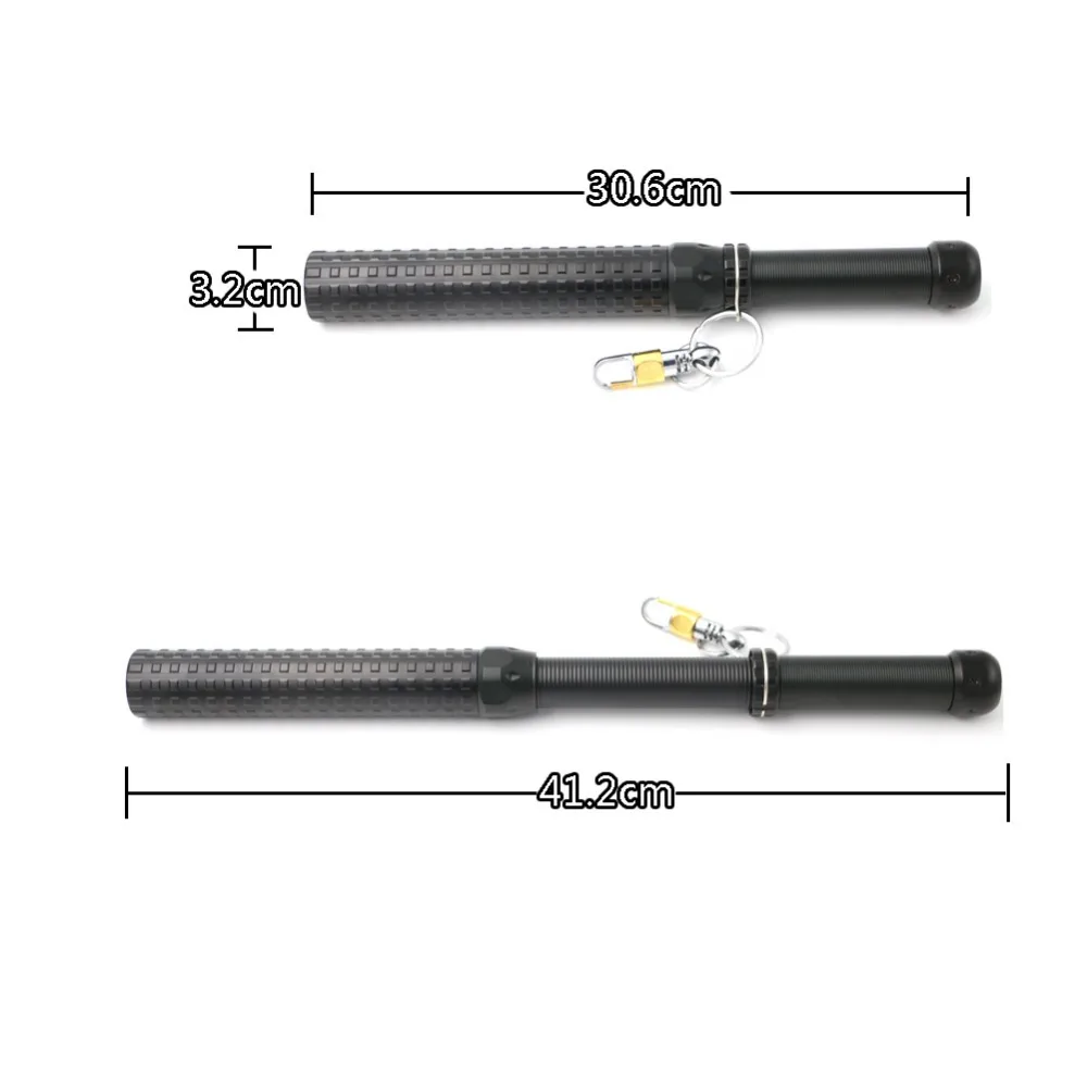 Eletorot мощный 1000LM светодиодный фонарь 18650 CREE Q5 телескопическая дубинка для самообороны патруль масштабируемый светодиодный фонарь с подзарядкой