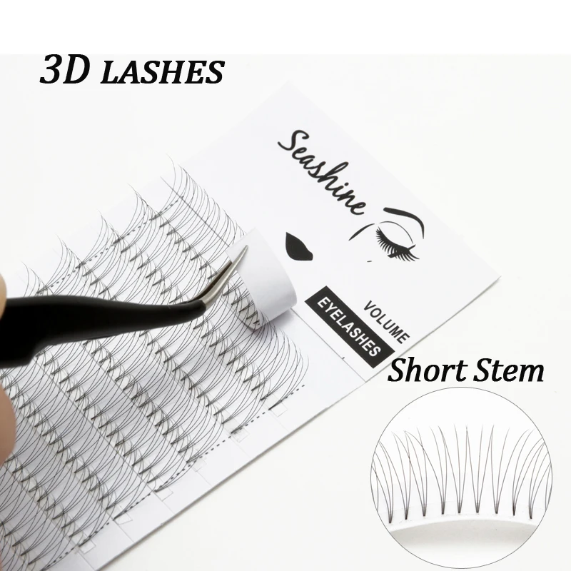 Seashine Роскошные готовые вентиляторы 3D4D5D6D объемные ресницы искусственные