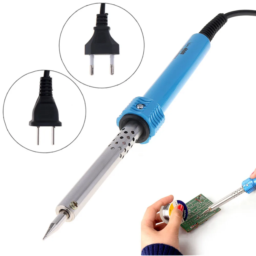 Electric Soldering Irons 30W/60W 110V/220V Stainless Steel External Heating Electric Soldering Iron Pen  for Electronics Work