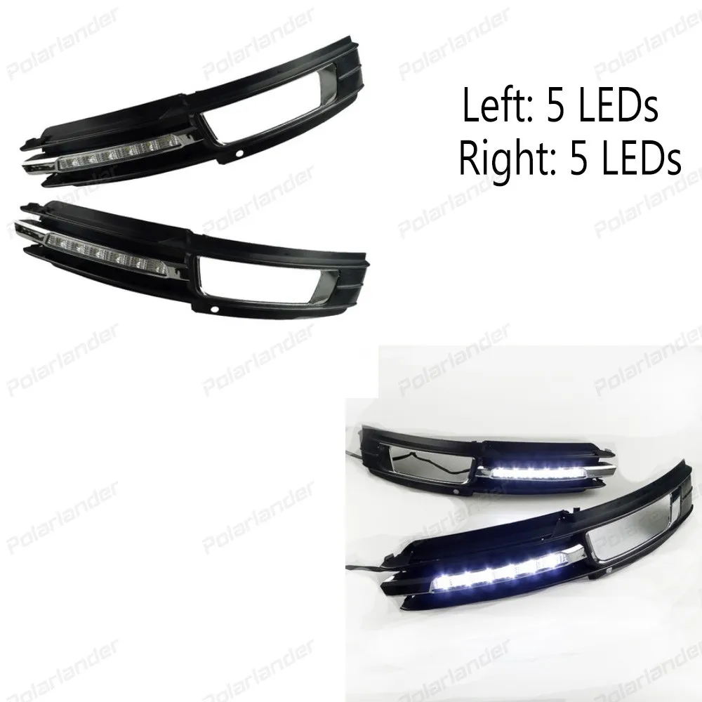 

Car Styling daytime running lights for A/udi A6L Headlights LED Headlight DRL car Accessories