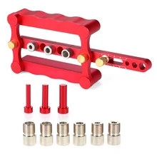 Self Centering Dowelling Jig Metric Dowel 6/8/10mm Drilling Tools for Wood Working Woodworking Joinery Punch Locator Durable multi function ultimate self centering dowel jig hole locator drilling tools 3 in 1 punch locator woodworking joinery tool set