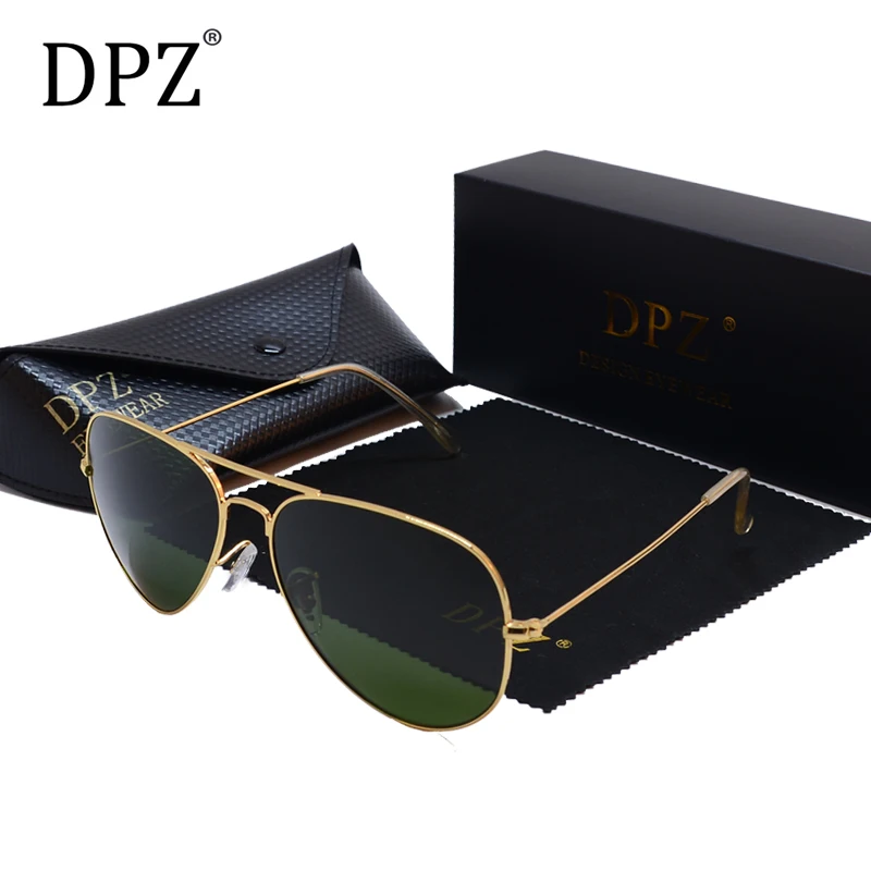 

2019 DPZ brand Classic Polarized Sunglasses women men's rays 60mm G15 Driving Sun Glasses UV400 Gafas 3026