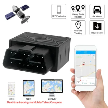

Mini OBD GPS Tracker for Car OBD2 GPS Locator Automobile Satellite Internet Real-time Tracking Vehicle Remote Voice Monitoring
