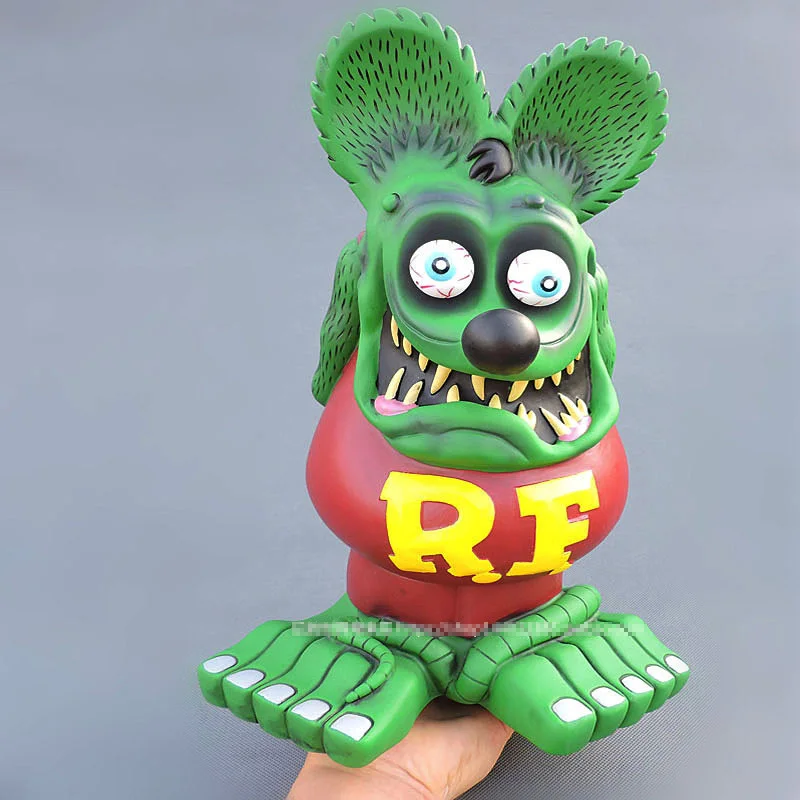 Rat Fink Colllectible модель игрушки большой ратфинк фигурка героя статуя 33 см