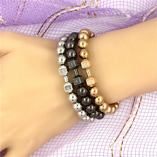 

Fashion Lion Head Hamsa Hand Bracelet Black Lava Stone Beaded Bracelets For Men Women 5 Styles