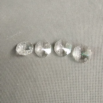 

1000 pieces/lot New Clear 24mm Octagon beads in 4 holes Cut&Faceted Crystal Glass Beads,Curtains Beads