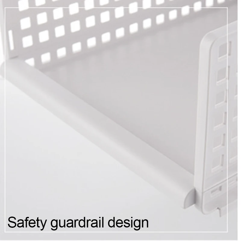 للطي بن التخزين المنظم DIY خزانة بلاستيك رفوف للمطبخ مكتب الحمام LBShipping