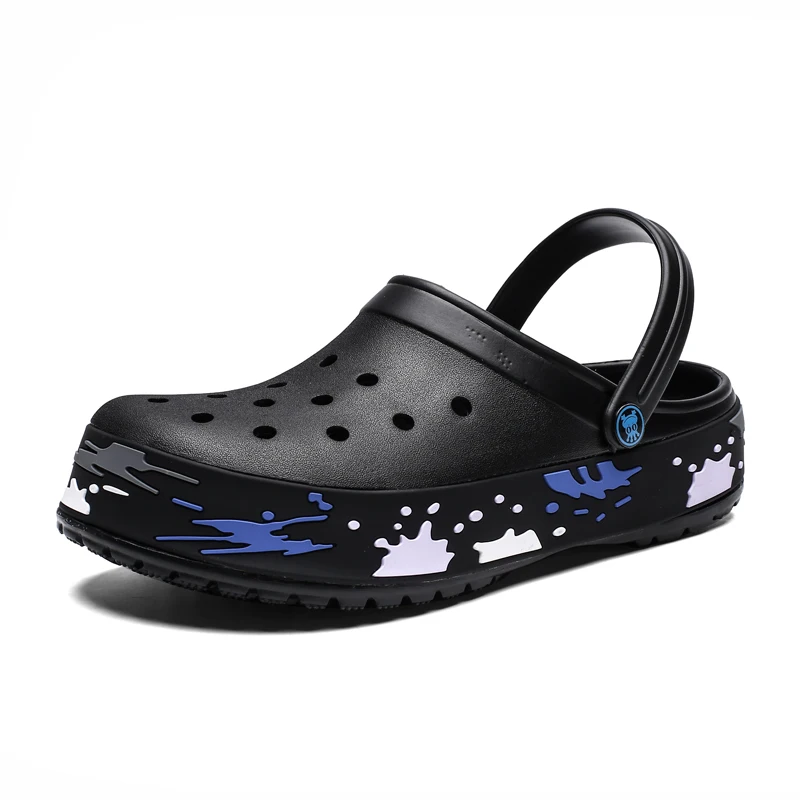 

Hole Shoes Men Shoes Male Sandals Crocse Summer Shoes Sandalias Hombre Slippers Sandalet Clogs Sandles New 2019 Croc Women Shoes