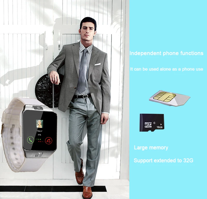 Bluetooth Смарт часы DZ09 звонки/SMS sim-карты камера интеллектуальные наручные телефон часы для iPhone samsung HUAWEI Android