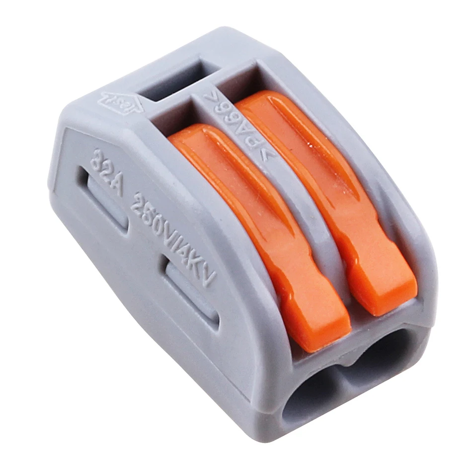 

(50pcs/lot) 222-412(PCT212) mini fast wago Connector,2 pin Conductor Terminal Block, Universal Compact Wire Wiring Connector