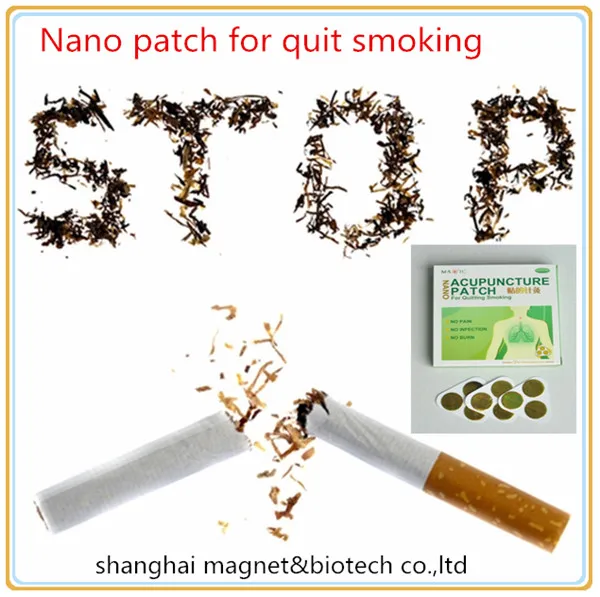 

china patent 9 pieces quiting smoking patch 18x0.6mm acupuncture patch