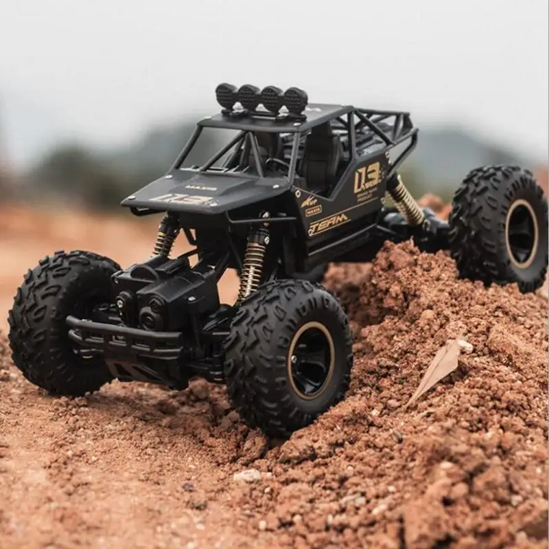 RC автомобиль 1:16 мини 4WD рок сканеры вождение автомобиля двойные двигатели привод машинка на радиоуправлении Bigfoot автомобиль пульт дистанционного управления модель автомобиля внедорожная игрушка - Цвет: 2