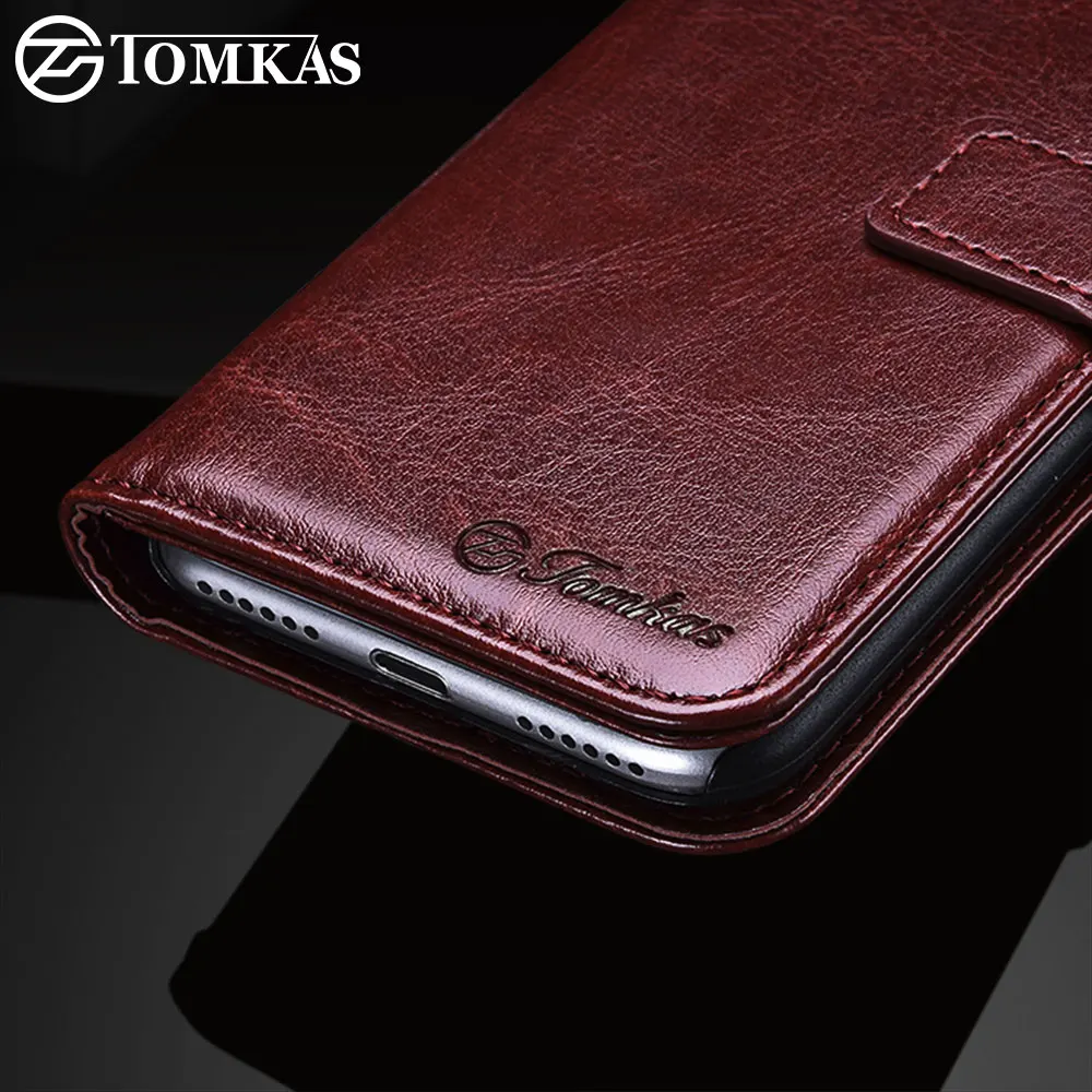Чехол бумажник TOMKAS чехол книжка для телефона с откидной подставкой из