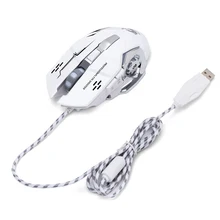 Профессиональный проводной Мышь Silent USB Эргономичный Оптический игровой мыши светодио дный Подсветка для PC ноутбук