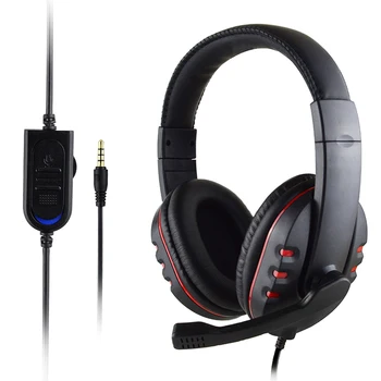 

Wired gaming Headset earphones with Microphone Headphones for PS4 games for PC for smart phone