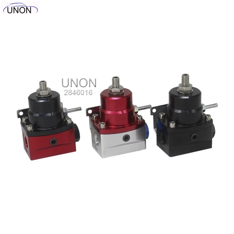 

Adjustable Autos Fuel Pressure Regulator 160 PSI AN6 Fitting NPT Gauge Port