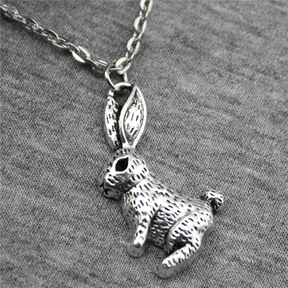 

WYSIWYG 29x19mm Rabbit Pendant Necklace Jewelry, Handmade Necklace Gift For Women Dropship Jewellery