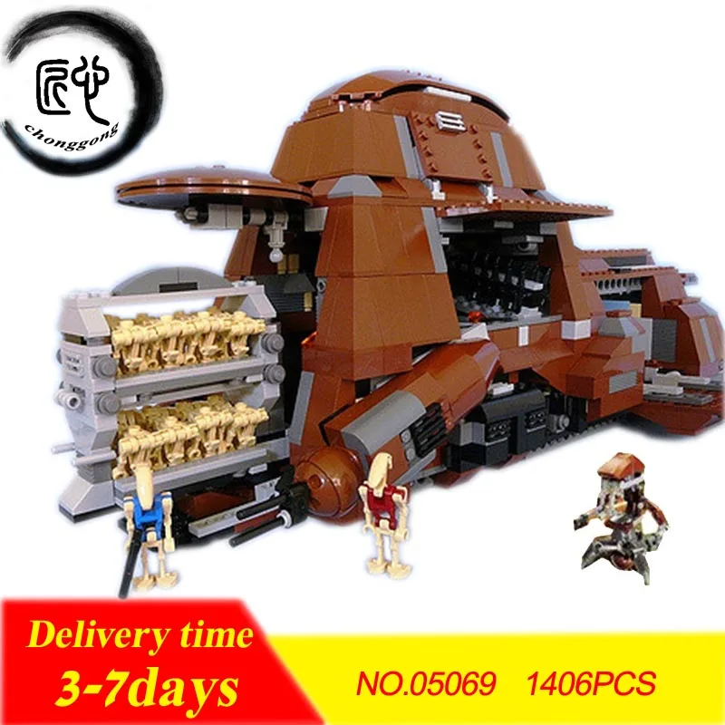 

NEW star wars figures droid robot model Federation Transportation Tank MTT Building Blocks bricks gift kid Toy