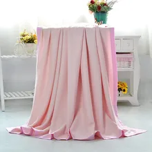 Bamboo fiber blanket 100% bamboo fiber baby blanket- cooling waffle blanket 200*230 cm