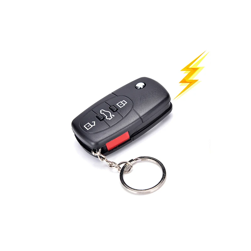 

Practical Joke Car Toy Electric Shock Gag Car Remote Control Key Funny Tricks Prank Gifts For Boys Flashlight Fun Keys 2019 New