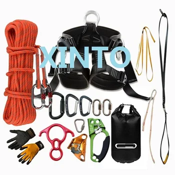 

20M--30M 2800KG ascend-descend aerial work fast safety insurance working static rope sport harness, outdoor rigging hardware