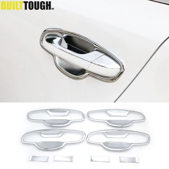 

For Kia Sportage QL 2017 - 2020 Chrome Door Handle Bowl Cover Cavity Trim Insert Catch Molding Garnish Decoration Car Styling