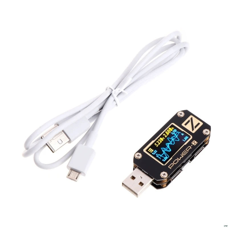 

POWER-Z USB PD Tester QC3.0 2.0 Charger Voltage Current Ripple Dual Type-C KM001