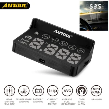 

AUTOOL X30 HUD OBD 2 Head UP Display Car Speedometer Headup OBD2 Projector HUD Headup Smart Digital Auto Universal Display Meter