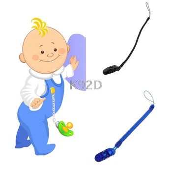 

Baby Pacifier Clip Chain Ribbon Holder Spring Soother Nipple Clip Leash Strap Nipple Holder For Infant Feeding O30