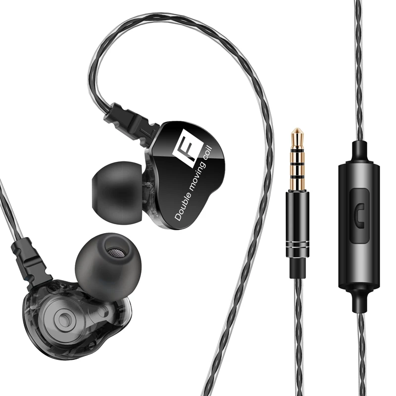 Auriculares De Doble Unidad Fonge F4 Subwoofer Hifi 4d Audio Auriculares De Doble Unidad Fonge F4 Subwoofer Hifi 4d Audio