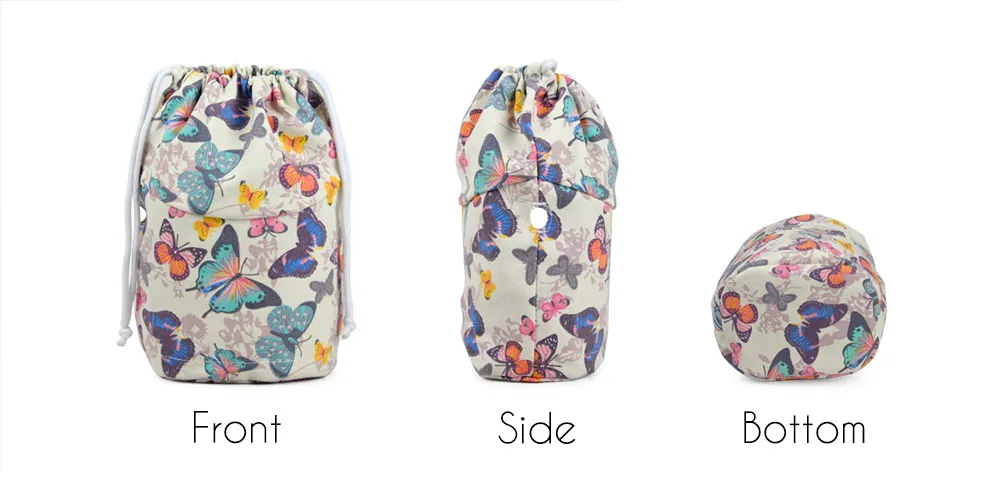 Новая Обновленная парусиновая ткань на шнурке, внутренний карман, подкладка для Obasket Obag, сумочка, вставка для O корзины O, сумка