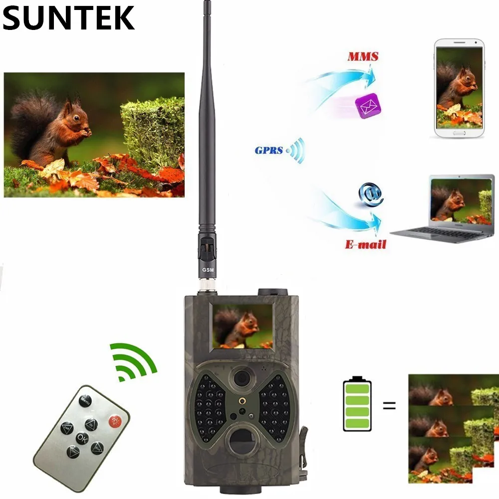 CE RoHs Deer trail hunting camera MMS SMS Control Hunting video surveillance camera hunting 12mp hidden wild camera HC 300M