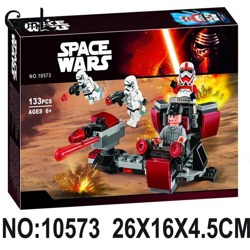 

(GonLeI) 10573 Star Wars 7 The Force Awakens Galactic Empire Battli Action Figures Building Blocks Bricks toy Compatible