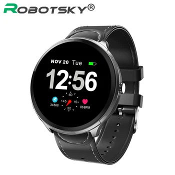 

Robotsky B12 Smart Watch Men Sports Wristband Fitness Tracker Heart Rate Monitor Blood Pressure Smartwatch Waterproof Wristwatch