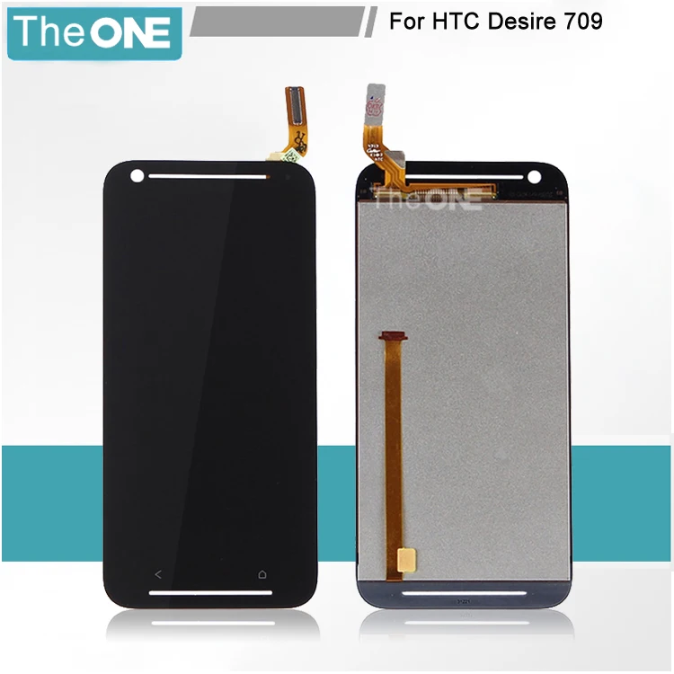 

Full LCD Display and Touch Screen Digitizer for HTC Desire 709 LCD Assembly Black Color Free Shipping