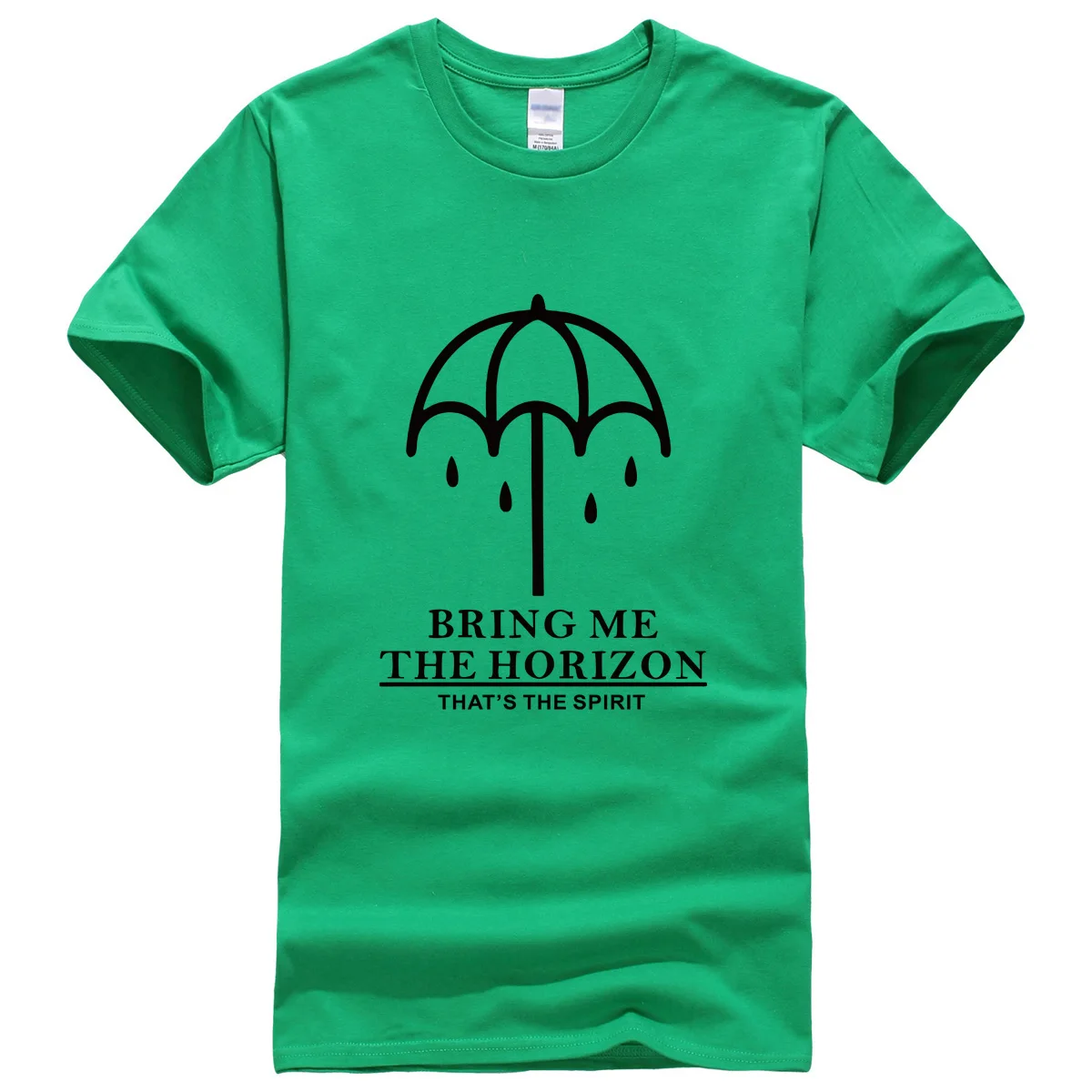 BRING ME THE HORIZON Camisetas, модные футболки с коротким рукавом, Мужская брендовая одежда с принтом для фитнеса, ММА, хип-хоп футболка, Homme - Цвет: green