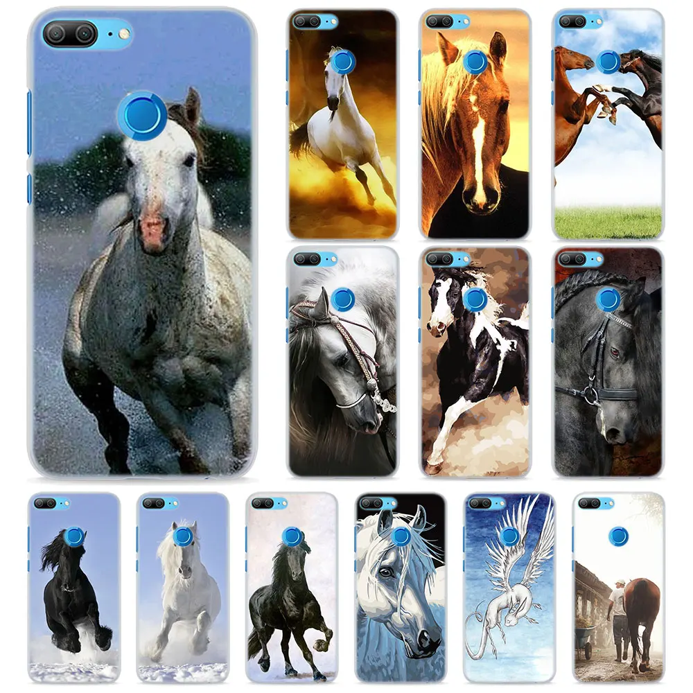 

The Finest Horses running horse Phone Cases for Huawei Honor 8 9 10 Lite Hard PC Case Cover for Honor 4C 6C Pro 6x 7x 8x 7s Case