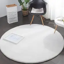 Ковер для детской комнаты для йоги мягкий и пушистый теплый белый розовый серый цвет на заказ размер, диаметр 35 см 90 см