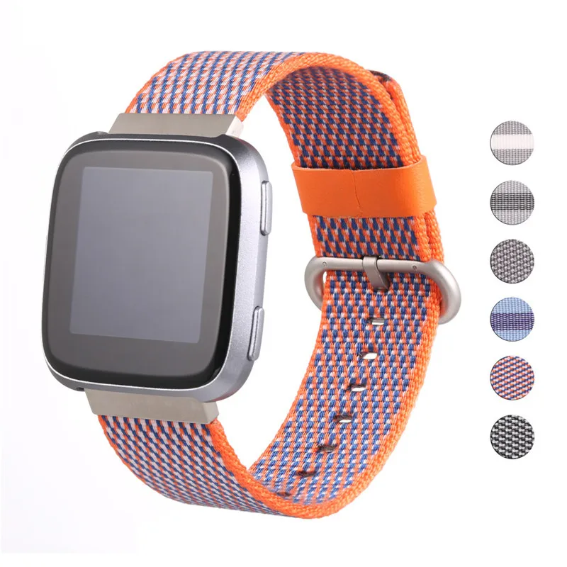 Ремешок для спортивных часов для Fitbit Versa легкий Нейлоновый Регулируемый ремешок для спортивных часов для Fitbit Versa Jn.18