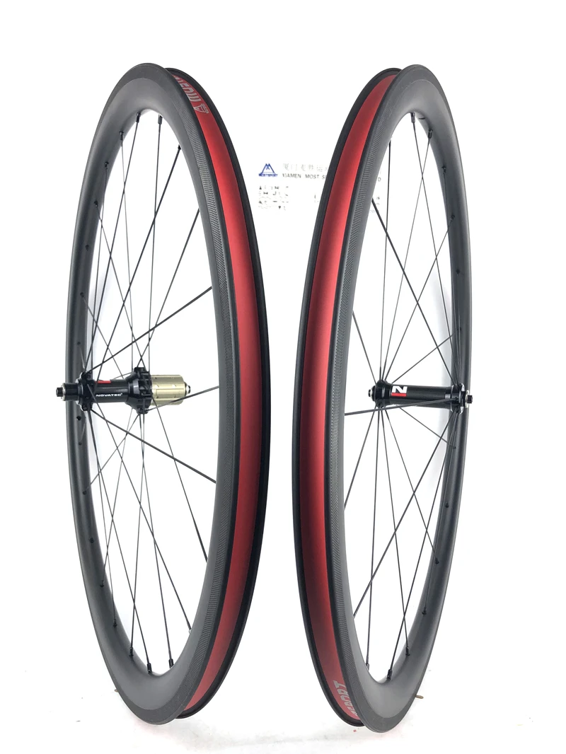 700C Дорожные карбоновые велосипедные тормоза Clincher 38 мм с Novatec As61CB-Fs62CB ступицы прямой Тяговый столб 1420 спиц Dimpled тормоз