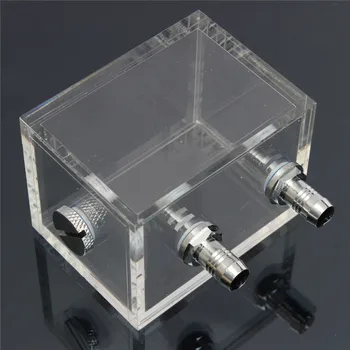 

200ml Acrylic Water Tank Cooler Water Cooling Radiator Square Water Tank for Computer PC CPU Water Block Radiator