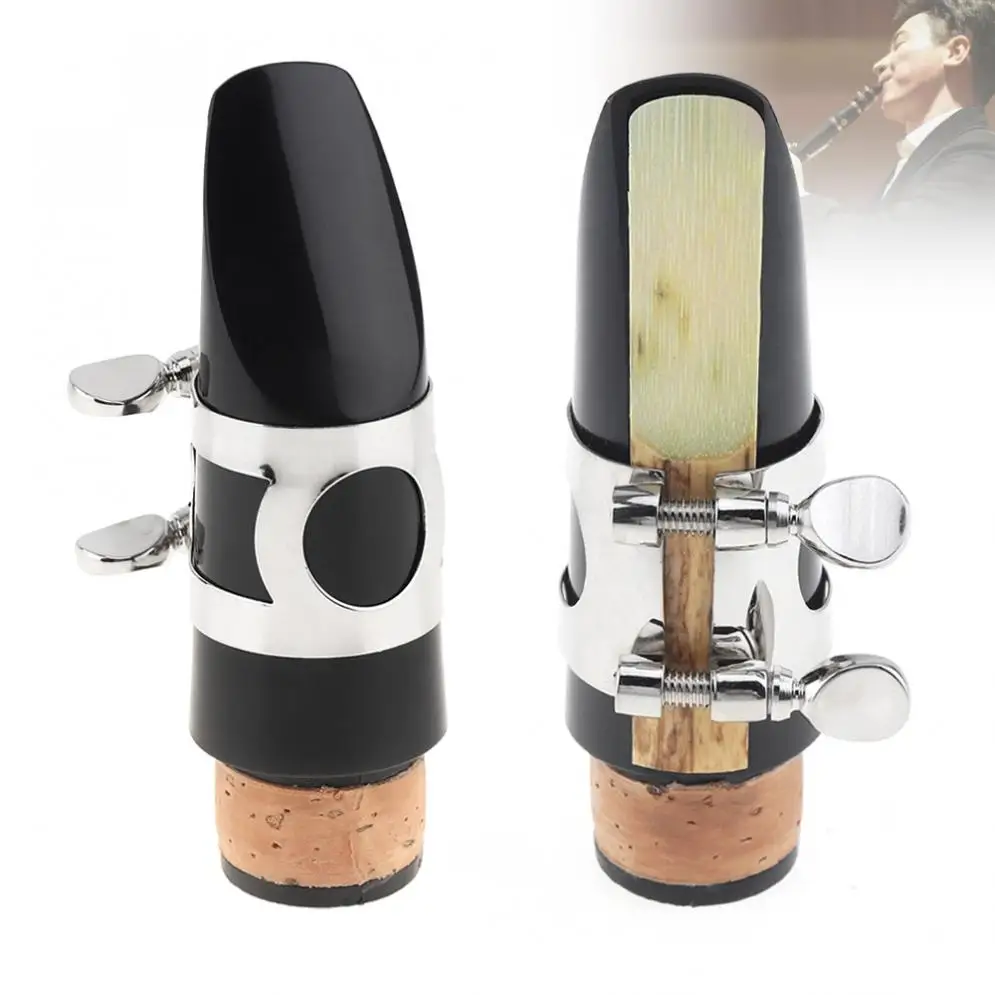 Bb Mouthpiece Set with Cap Reed Metal Ligature Woodwind