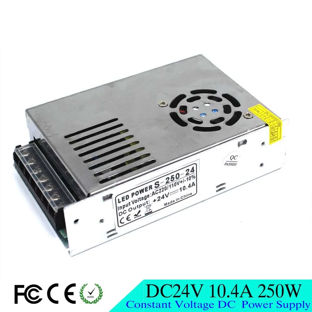 Небольшой Объем Одного выхода 12 в 13 8 В 24 250 Вт источник питания DC12V DC13.8V DC24V DC36V DC48V 500