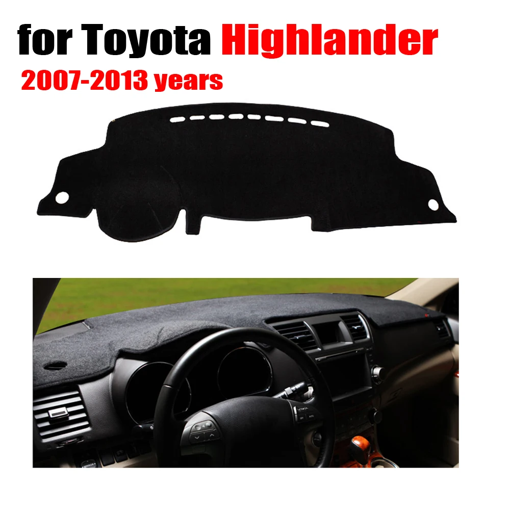 Крышка приборной панели автомобиля коврик для TOYOTA HIGHLANDER 2007-2013 лет левосторонний